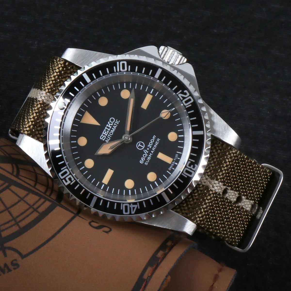 Custom Seiko Vintage Mod Watch