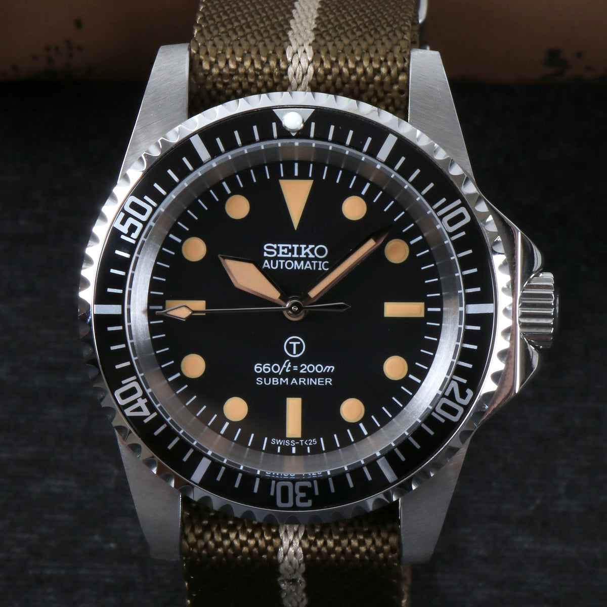 Custom Seiko Vintage Mod Watch